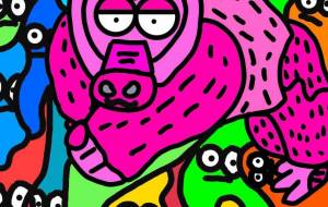 カラフルなゴリラ - たいちゃん 