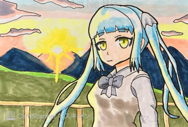 夕暮れの光を浴びる - マリリ・イクサグ 