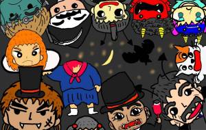オリジナルキャラ達のハロウィン - たつきさんたく 