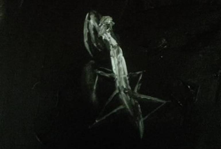 死んだカマキリ見て、父ちゃん死んでしもうた！！！！！！、母ちゃん認知症なってしもうて！なんでかぢっや