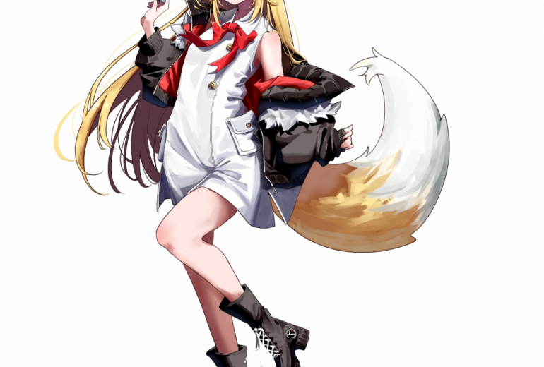 ナース狐少女 立ち絵