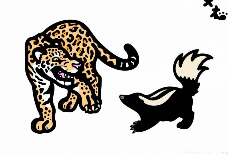 ジャガー対アマゾンスカンク - シマハイエナ 